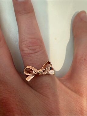 kate spade Rose Gold Bow Ring